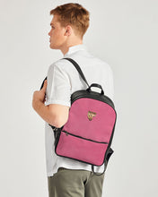 Load image into Gallery viewer, SF LEATHER BACKPACK PINK Classic Faux Leather Backpack