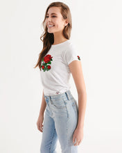 Load image into Gallery viewer, ROSES - WHITE Women's All-Over Print Tee