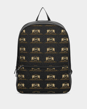 Load image into Gallery viewer, STEADY FLAME LEATHER BACKPACK - BLACK Classic Faux Leather Backpack