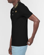 Load image into Gallery viewer, SF POLO-BLACK Men's Slim Fit Short Sleeve Polo
