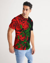 Load image into Gallery viewer, RIGHTSIDE FULLY ROSES - BLACK Men's Tee