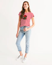 Load image into Gallery viewer, ROSES - PINK Women's All-Over Print Tee