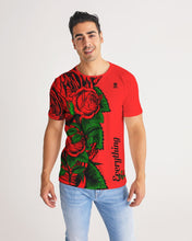 Load image into Gallery viewer, RIGHTSIDE FULLY ROSES - RED Men's Tee