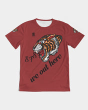 Load image into Gallery viewer, WE OUT HERE - BURGUNDY Men's Tee