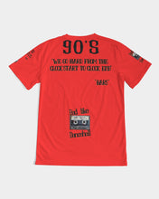 Load image into Gallery viewer, 90'S (BARS) - RED/BLACK Men's Tee