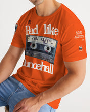 Load image into Gallery viewer, 90'S (BARS) - ORANGE/WHITE Men's All-Over Print Tee