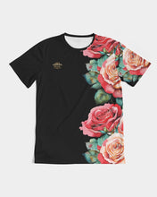 Load image into Gallery viewer, LEFTSIDE FULLY ROSE - BLACK Men's Tee
