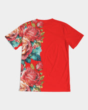 Load image into Gallery viewer, LEFTSIDE FULLY ROSE - RED Men's Tee