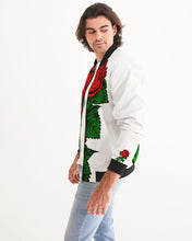 Load image into Gallery viewer, RIGHT SIDE FULLY ROSES-JACKET..white Men's Bomber Jacket
