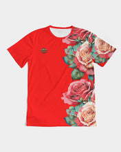 Load image into Gallery viewer, LEFTSIDE FULLY ROSE - RED Men's Tee