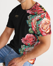 Load image into Gallery viewer, LEFTSIDE FULLY ROSE - BLACK Men's Tee