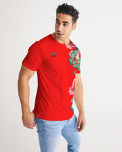 Load image into Gallery viewer, LEFTSIDE FULLY ROSE - RED Men's Tee