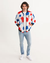 Load image into Gallery viewer, SPLASH /PATRIOT- WHITE Men's Bomber Jacket