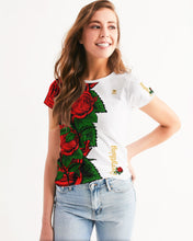 Load image into Gallery viewer, EVERTHING ROSES 2.0 GOLD - WHITE/GOLD Women's Tee