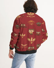 Load image into Gallery viewer, SF WEAR FULLY LOGO 2 - BURGUNDY Men's Bomber Jacket