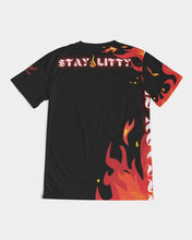Load image into Gallery viewer, RRIGHTSIDE FLAME-BLACK Men's Tee