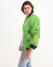 Load image into Gallery viewer, SF WEAR FULLY LOGO 2 - SHOCKING COLOR GREEN Men's Bomber Jacket