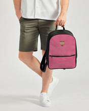 Load image into Gallery viewer, SF LEATHER BACKPACK PINK Classic Faux Leather Backpack
