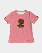 Load image into Gallery viewer, ROSES - PINK Women's All-Over Print Tee