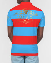 Load image into Gallery viewer, SF WEAR GOLDEN POLO - SKY BLUE/RED Men's Slim Fit Short Sleeve Polo