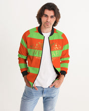 Load image into Gallery viewer, SF WEAR 2 TONE - ORANGE/SHOCKING GREEN Men's Bomber Jacket