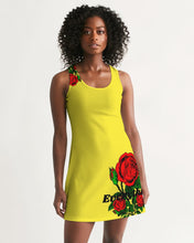 Load image into Gallery viewer, ETR TANK TOP DRESS - YELLOW Women's Racerback Dress