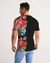 Load image into Gallery viewer, LEFTSIDE FULLY ROSE - BLACK Men's Tee