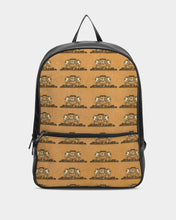 Load image into Gallery viewer, STEADY FLAME LEATHER BACKPACK -BROWN Classic Faux Leather Backpack