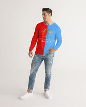 Load image into Gallery viewer, SF WEAR LONGSLEEVE - RED/SKY BLUE Men's Long Sleeve Tee