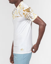 Load image into Gallery viewer, SF WEAR POLO UPPER DESIGN -WHITE Men's Slim Fit Short Sleeve Polo