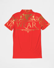 Load image into Gallery viewer, SF WEAR POLO UPPER GOLD -RED Men's Slim Fit Short Sleeve Polo