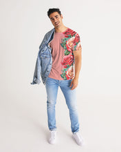 Load image into Gallery viewer, LEFTSIDE FULLY ROSE - DARK PINK Men's Tee