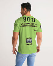 Load image into Gallery viewer, 90'S (BARS) - SHOCKING GREEN Men's All-Over Print Tee