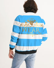 Load image into Gallery viewer, CAROLINA (SF WEAR 2 TONE) - LIGHT BLUE/WHITE Men's Bomber Jacket