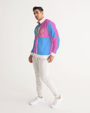 Load image into Gallery viewer, SF STAY LITTY - HOT PINK/BLUE/WHITE Men's Track Jacket