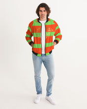 Load image into Gallery viewer, SF WEAR 2 TONE - ORANGE/SHOCKING GREEN Men's Bomber Jacket
