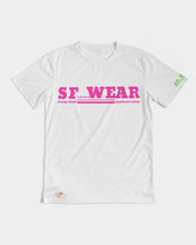 Load image into Gallery viewer, SF WEAR 5STAR - WHITE/ HOT PINK Men's All-Over Print Tee