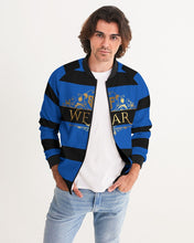 Load image into Gallery viewer, SF WEAR 2 TONE - BLUE/BLACK Men's Bomber Jacket