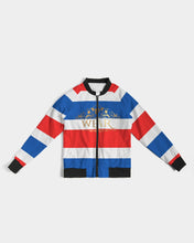 Load image into Gallery viewer, PATRIOT 2 TONE (SF WEARS 3 TONE) - RED/WHIE/BLUE Women's Bomber Jacket