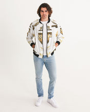 Load image into Gallery viewer, FULLY LOGO JACKET - WHITE Men's Bomber Jacket