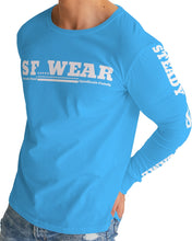 Load image into Gallery viewer, SF WEAR 5STAR - LIGHT BLUE Men's All-Over Print Long Sleeve Tee