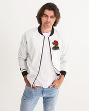 Load image into Gallery viewer, ETR 1 ROSE JACKET - WHITE Men's Bomber Jacket
