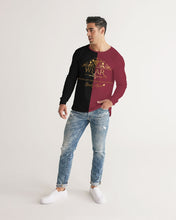 Load image into Gallery viewer, SF WEAR LONGSLEEVE - BURGUNDY/BLACK Men's Long Sleeve Tee