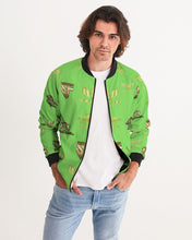Load image into Gallery viewer, SF WEAR FULLY LOGO 2 - SHOCKING COLOR GREEN Men's Bomber Jacket