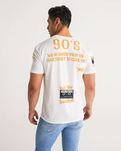 Load image into Gallery viewer, 90'S (BARS) - WHITE/GOLD Men's Tee