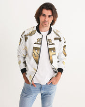Load image into Gallery viewer, FULLY LOGO JACKET - WHITE Men's Bomber Jacket