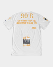 Load image into Gallery viewer, 90'S (BARS) - WHITE/GOLD Men's Tee