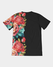 Load image into Gallery viewer, LEFTSIDE FULLY ROSE - BLACK Men's Tee