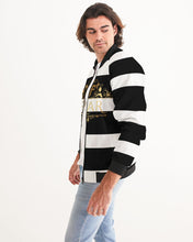 Load image into Gallery viewer, SF WEAR 2 TONE - BLACK/WHITE Men's Bomber Jacket
