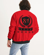 Load image into Gallery viewer, SF WEAR 1 LOGO JACKET - DARK RED Men's Bomber Jacket